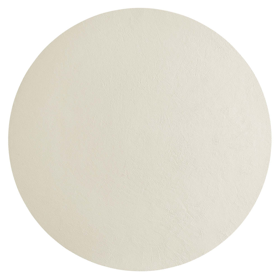 Canopy 40" Round Concrete Dining Table in White