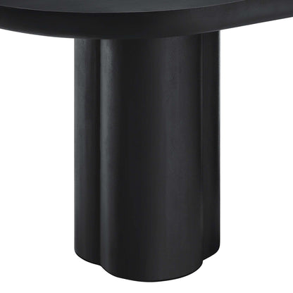 Caspian 72" Oval Concrete Dining Table by Furniture For America