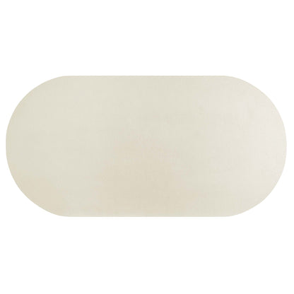 Caspian 72" Oval Concrete Dining Table by Furniture For America