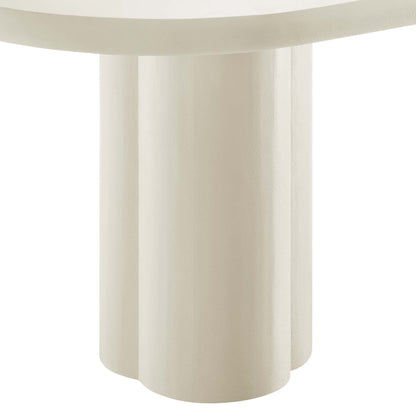 Caspian 72" Oval Concrete Dining Table by Furniture For America