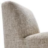 Cosette Chenille Upholstered Accent Chair in Khaki