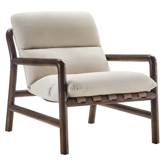 Paxton Wood Sling Chair by Furniture For America