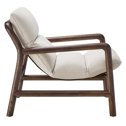Paxton Wood Sling Chair by Furniture For America