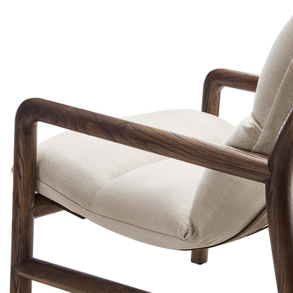 Paxton Wood Sling Chair by Furniture For America
