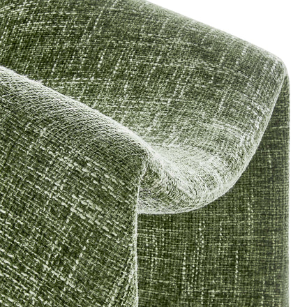 Vivi Chenille Upholstered Accent Chair in Basil