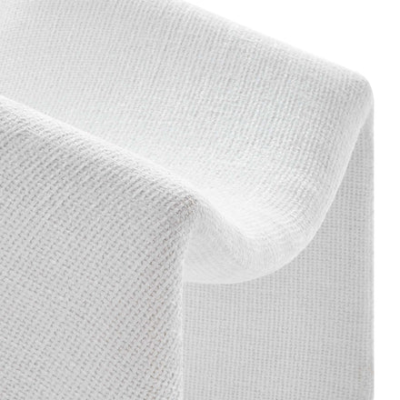 Vivi Chenille Upholstered Accent Chair in Frost