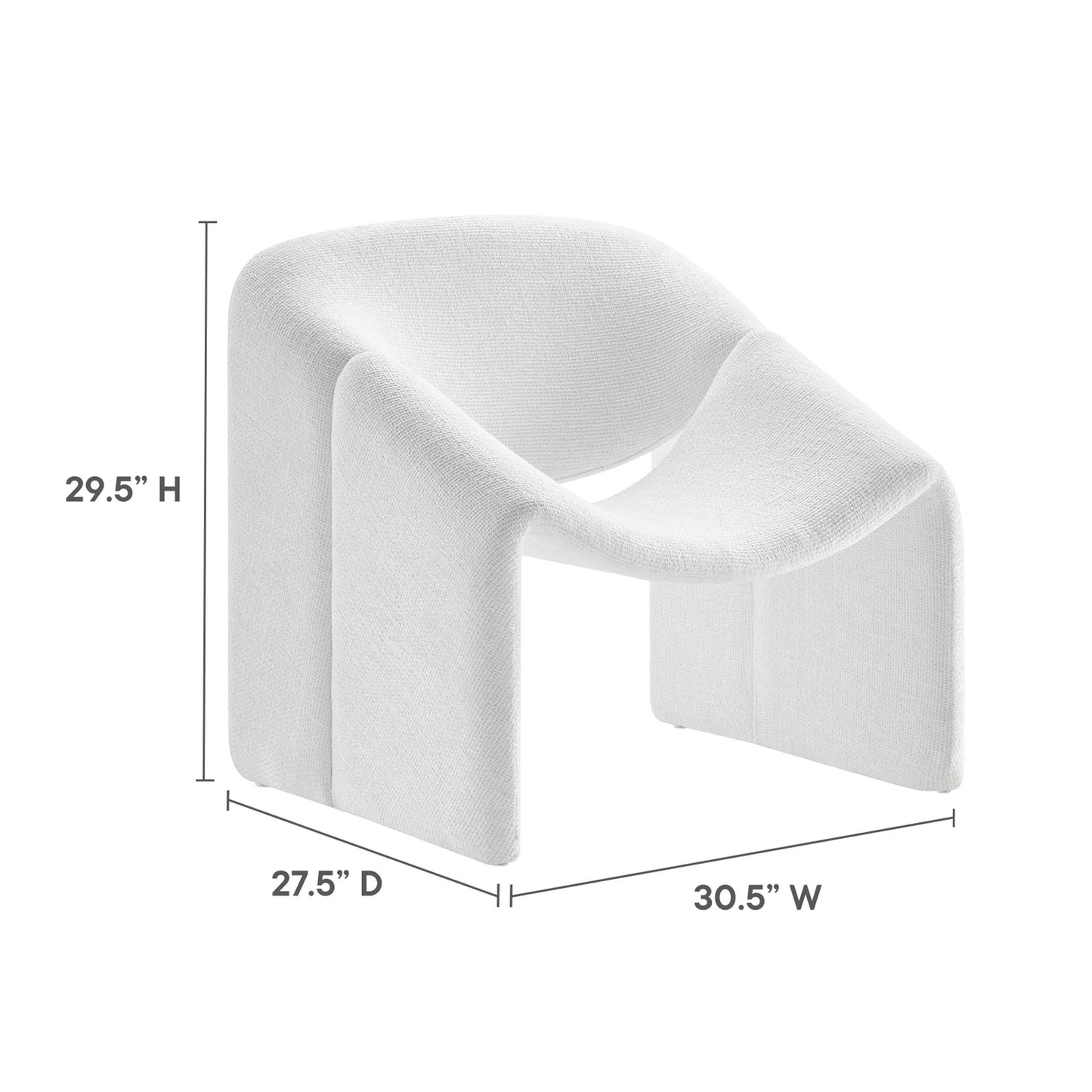 Vivi Chenille Upholstered Accent Chair by Furniture For America