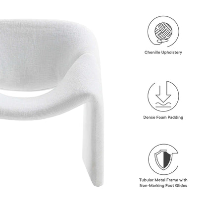 Vivi Chenille Upholstered Accent Chair by Furniture For America