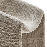 Noor Chenille Upholstered Accent Chair in Khaki