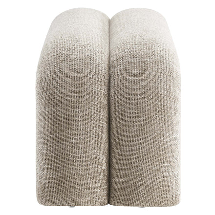 Dax 50.5" Chenille Upholstered Accent Bench in Khaki