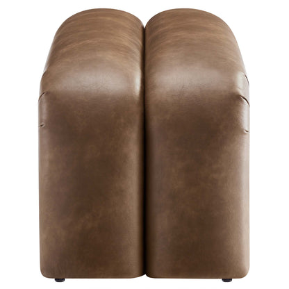 Dax 50.5" Vegan Leather Upholstered Accent Bench by Furniture For America