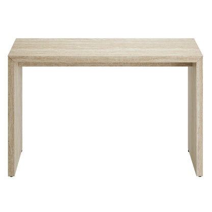 Mirella Faux Travertine Console Table by Furniture For America