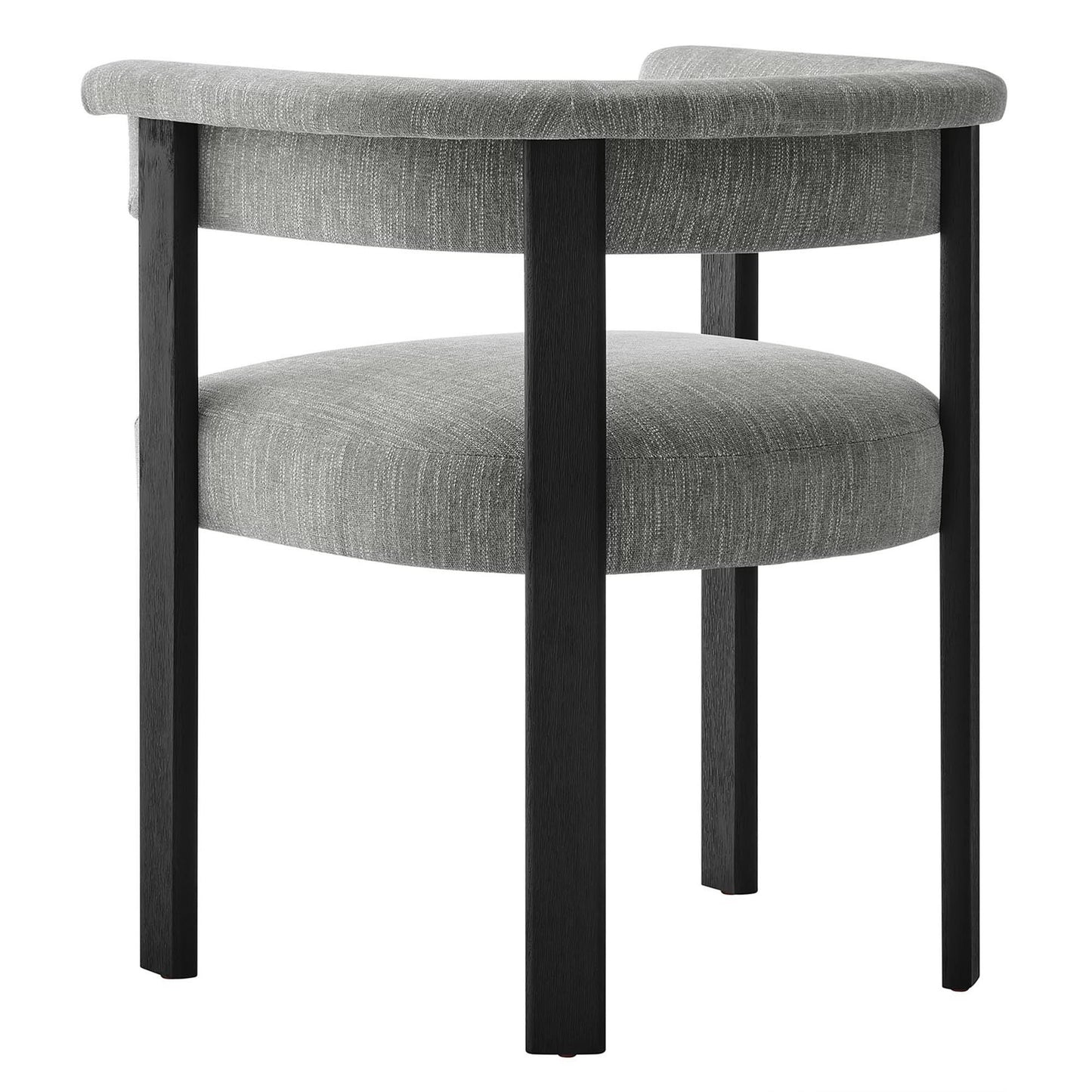 Imogen Fabric Upholstered Barrel Dining Chairs Set of 2 by Furniture For America
