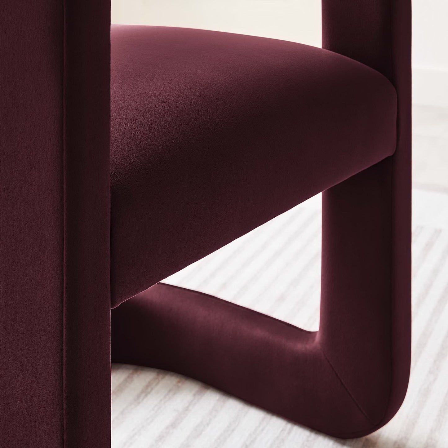 Winslow Performance Velvet Barrel Accent Chair by Furniture For America