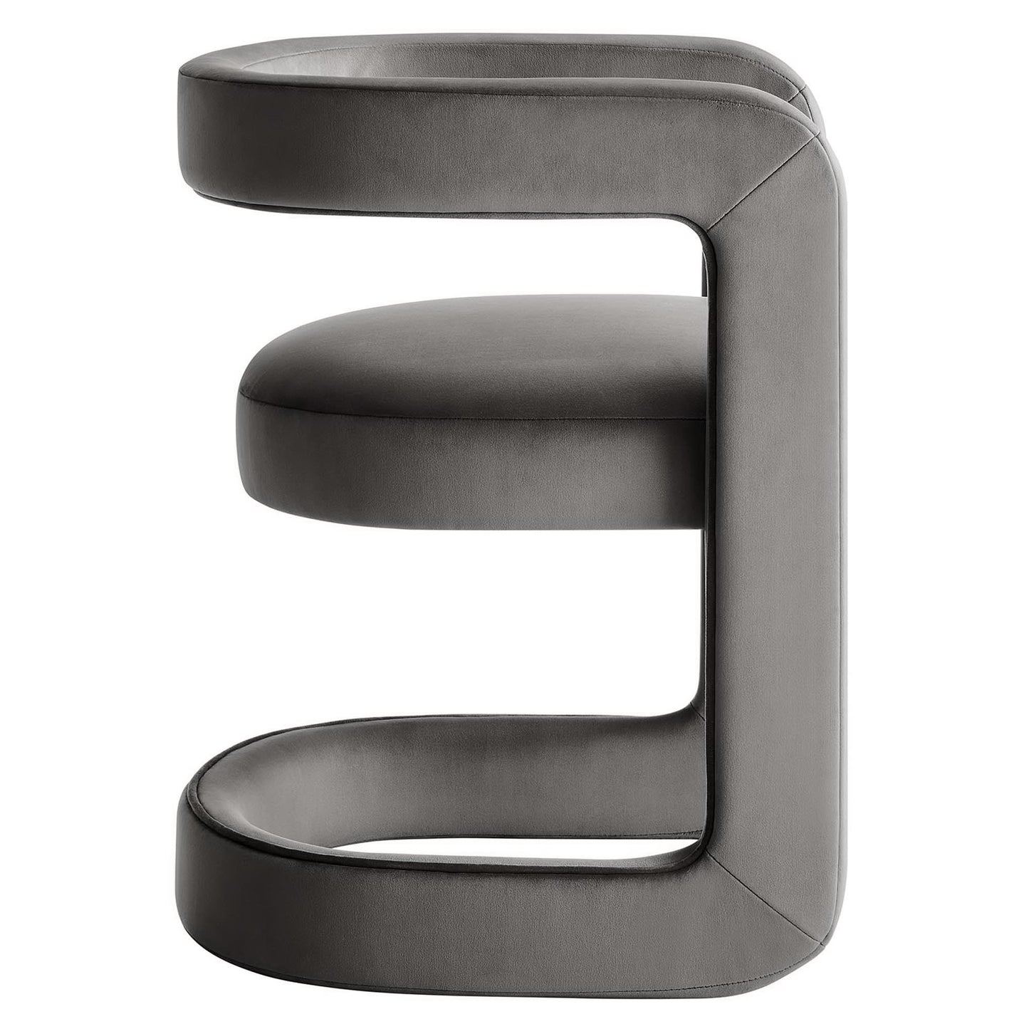 Winslow Performance Velvet Barrel Accent Chair by Furniture For America