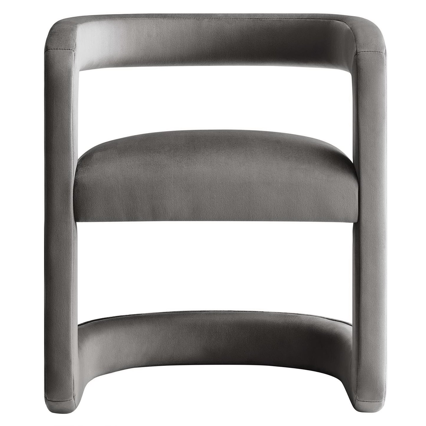 Winslow Performance Velvet Barrel Accent Chair by Furniture For America