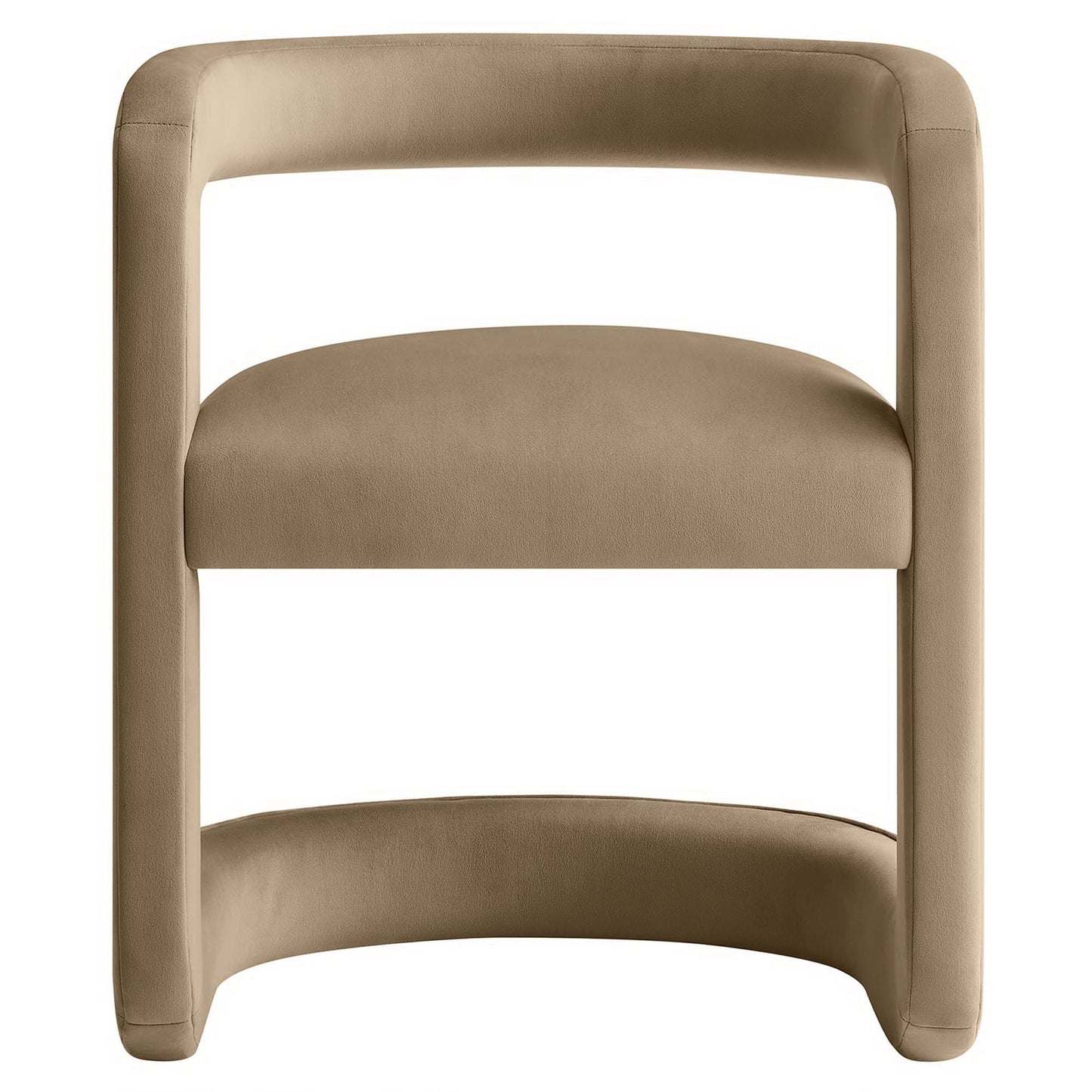 Winslow Performance Velvet Barrel Accent Chair by Furniture For America