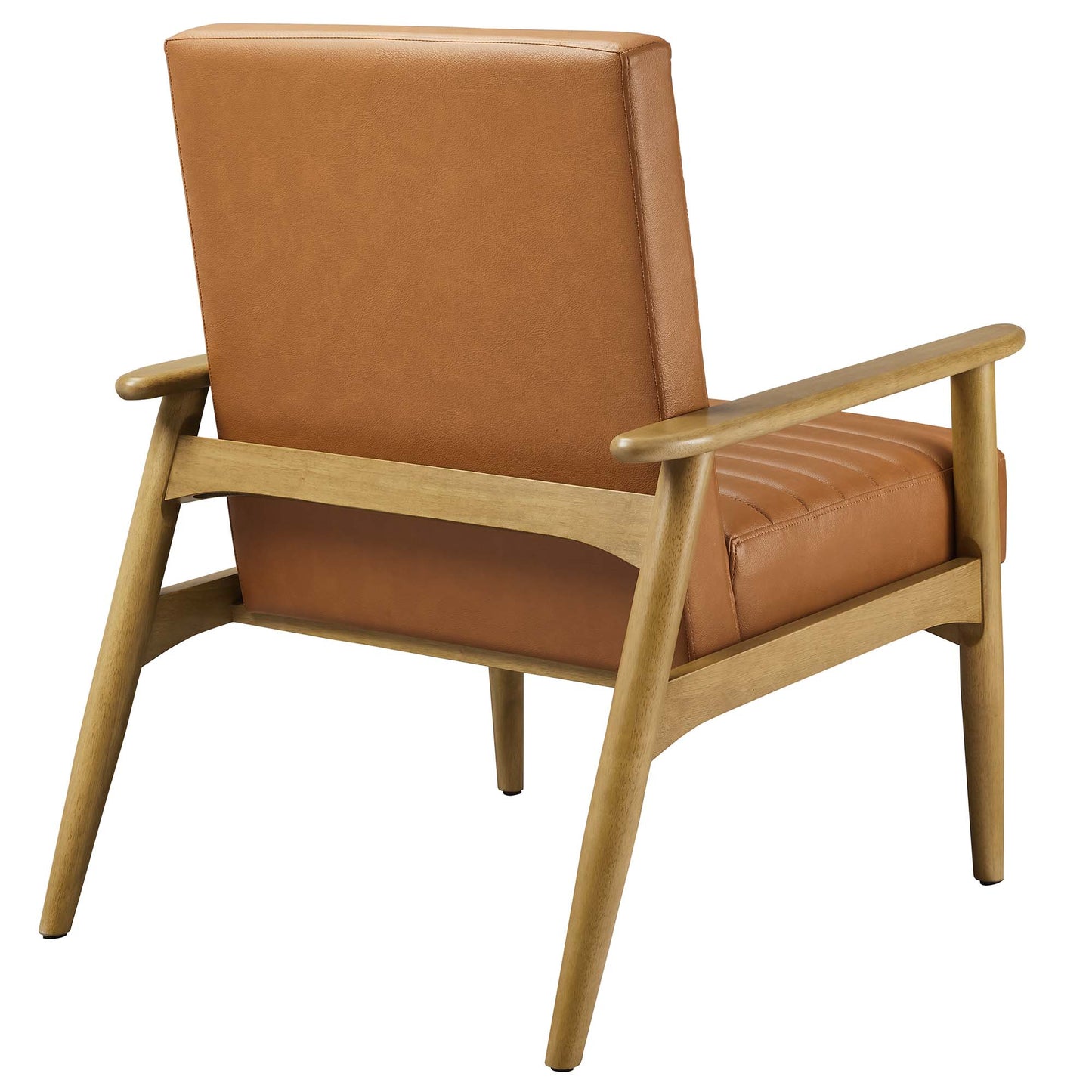 Jensen Vegan Leather Accent Chair by Furniture For America