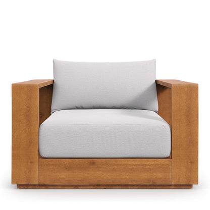 Tahoe Outdoor Patio Acacia Wood Chair by Furniture For America