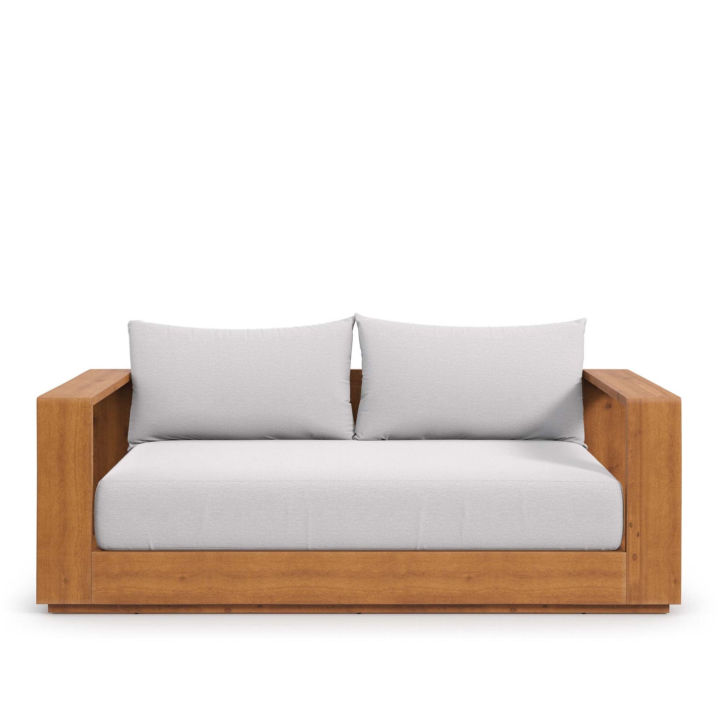 Tahoe Acacia Wood Outdoor Patio Acacia Wood Loveseat by Furniture for America