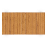 Aspen 2-Piece Outdoor Patio Acacia Wood Sofa and Coffee Table Set in Natural Cocoa