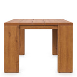 Aspen 5-Piece Outdoor Patio Acacia Wood Furniture Set in Natural Cocoa