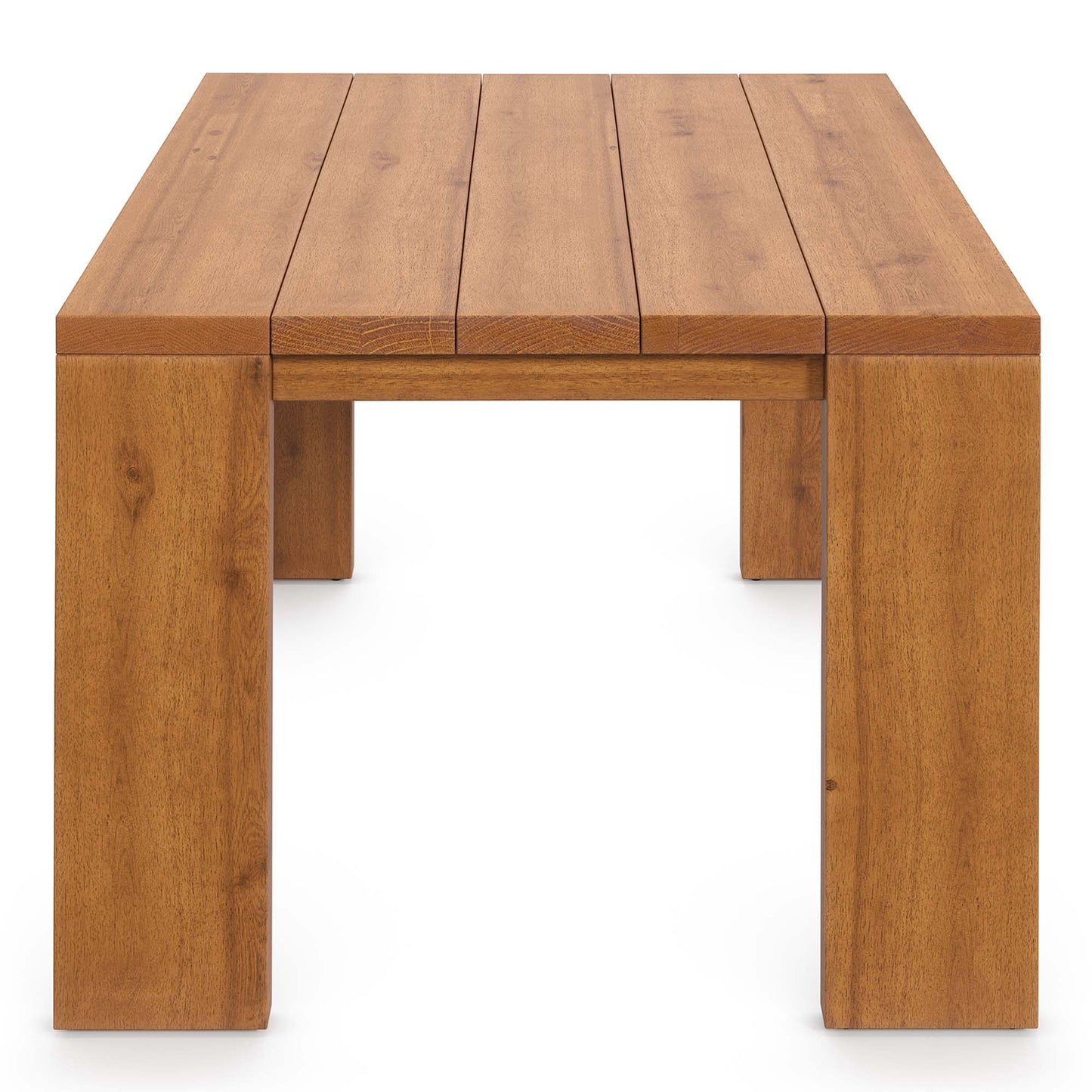 Aspen 5-Piece Outdoor Patio Acacia Wood Furniture Set in Natural Cocoa