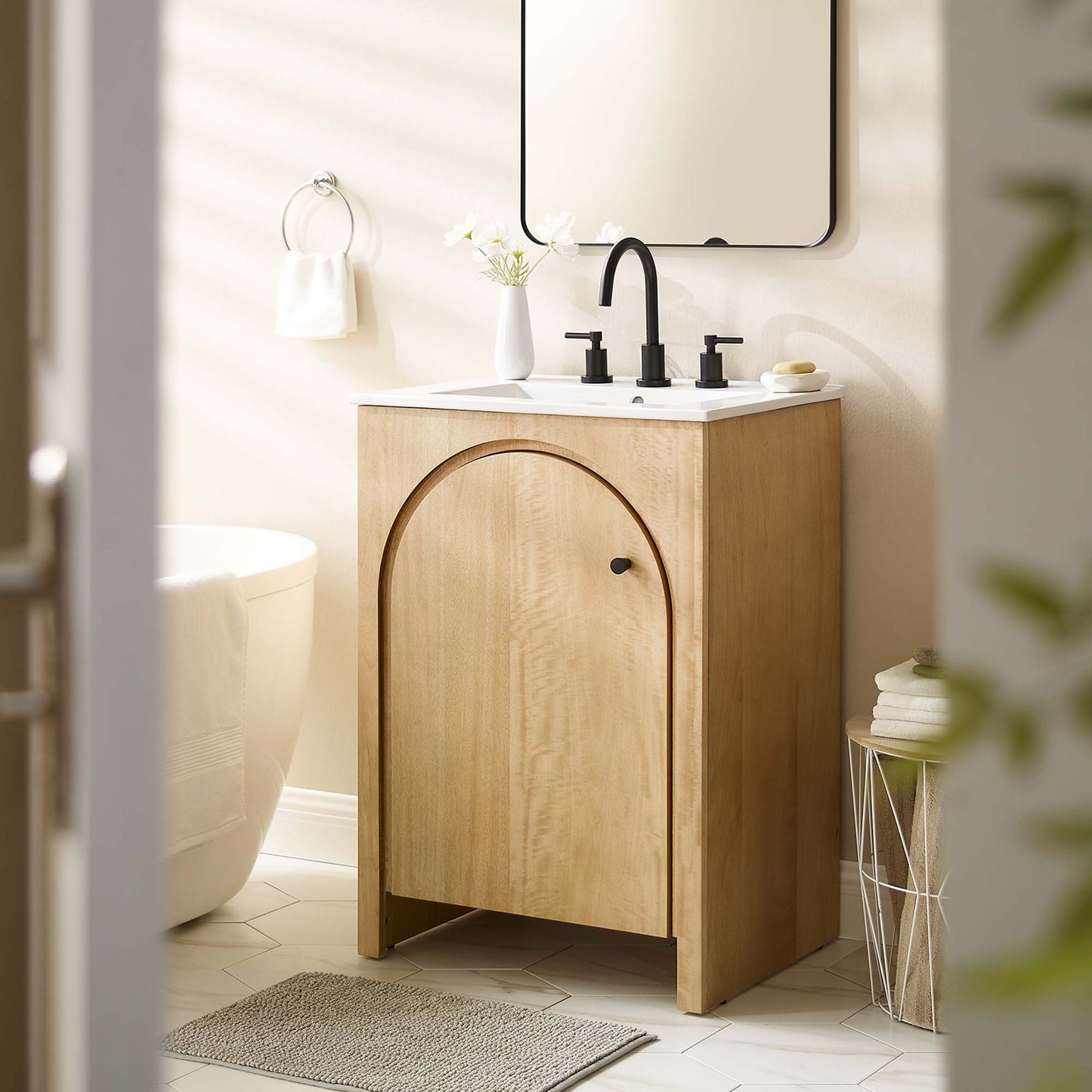 Appia 24" Bathroom Vanity by Furniture For America