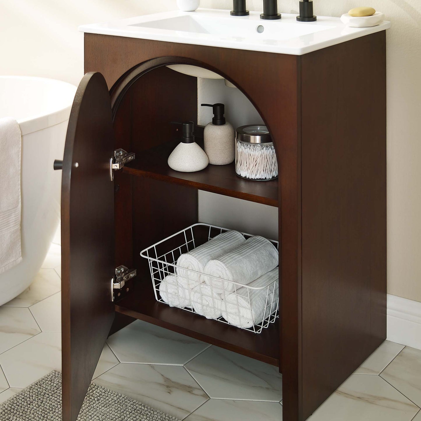 Appia 24" Bathroom Vanity by Furniture For America