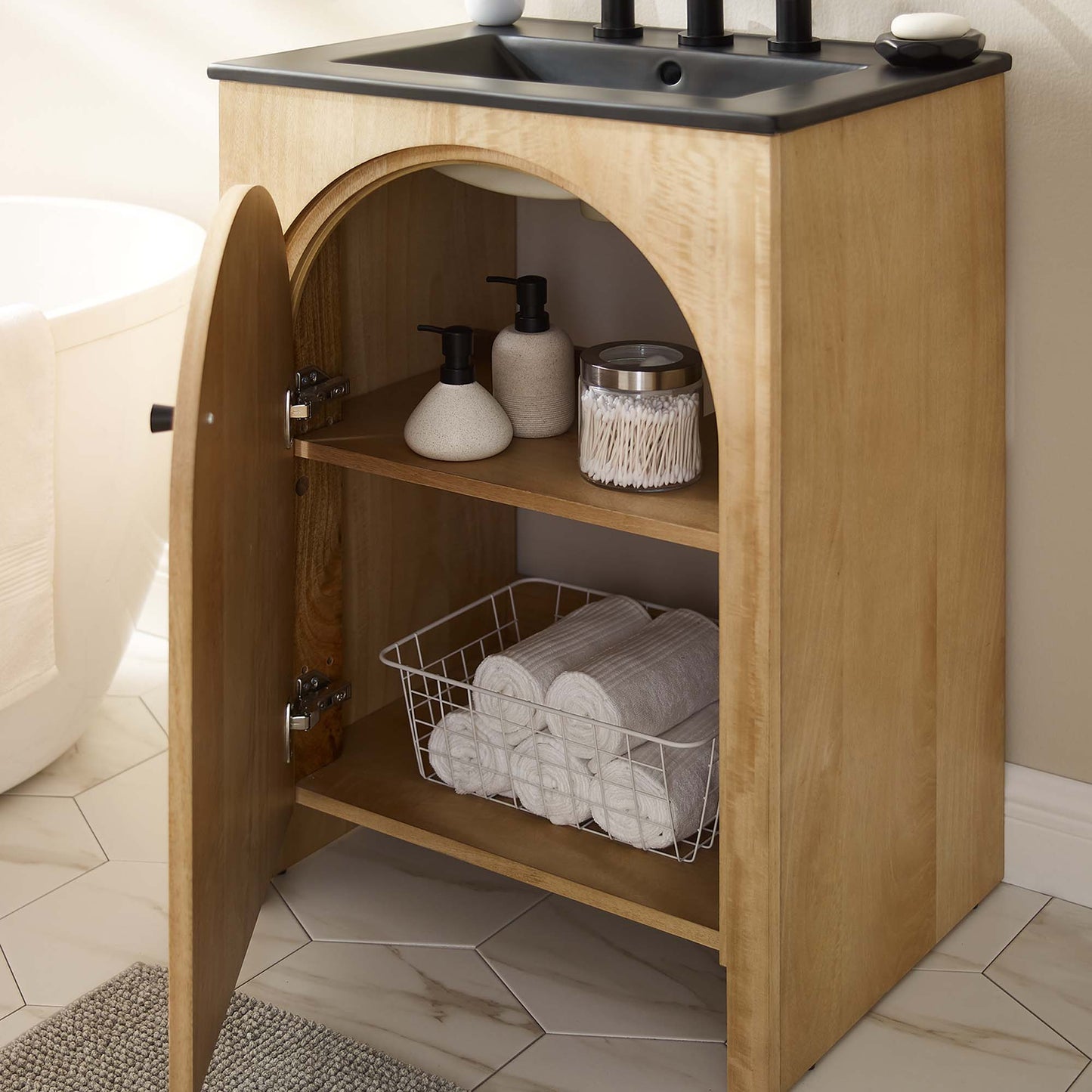 Appia 24" Bathroom Vanity by Furniture For America