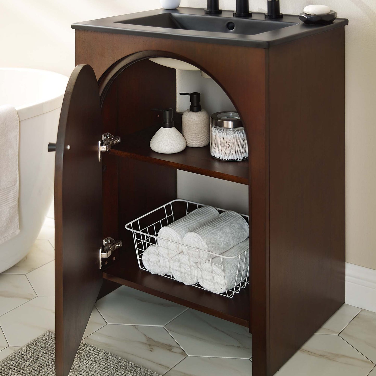 Appia 24" Bathroom Vanity by Furniture For America