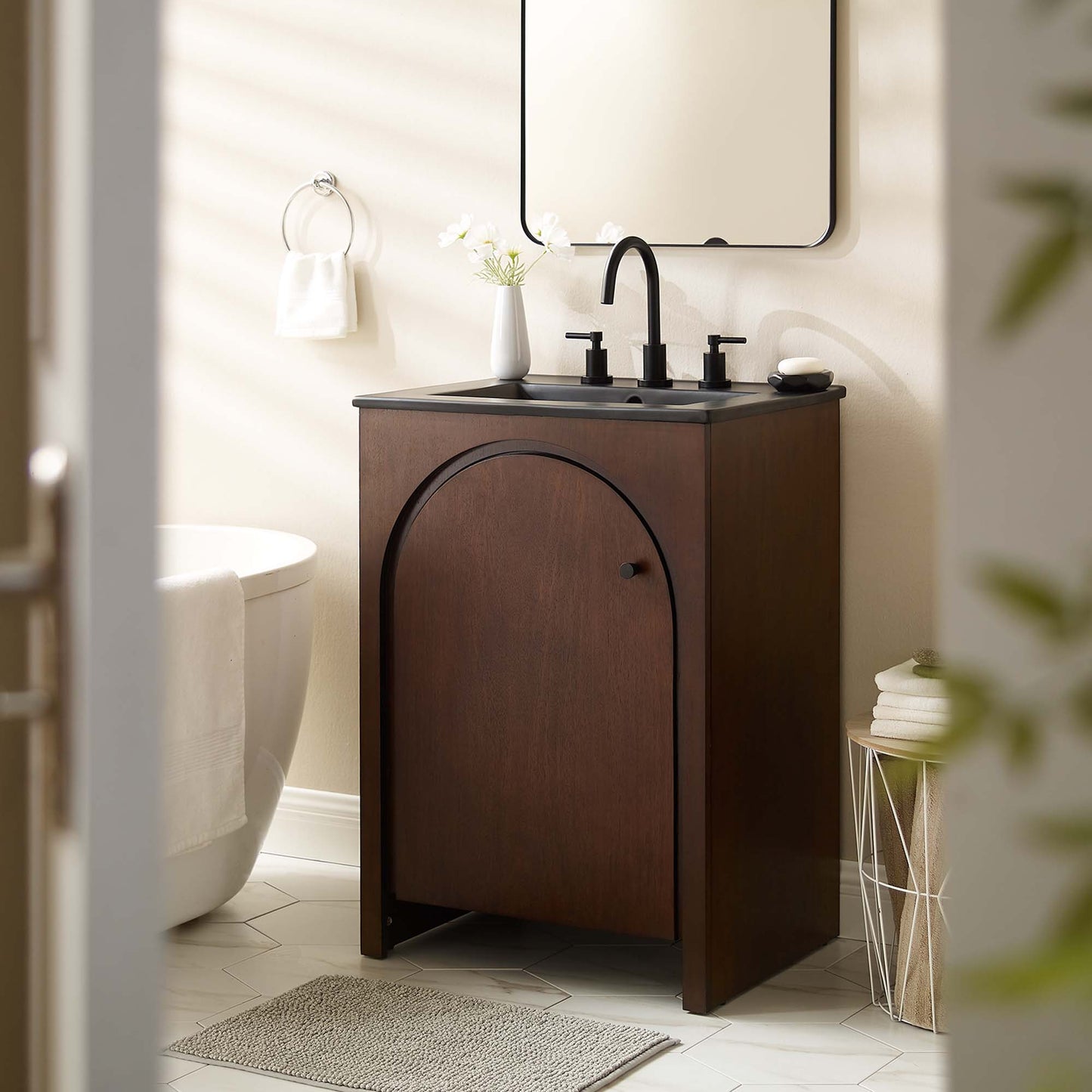 Appia 24" Bathroom Vanity by Furniture For America