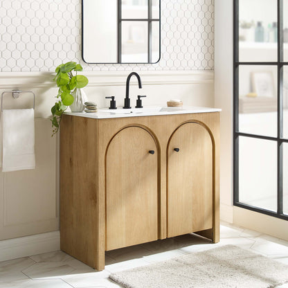 Appia 36" Bathroom Vanity by Furniture For America