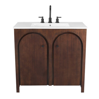 Appia 36" Bathroom Vanity by Furniture For America