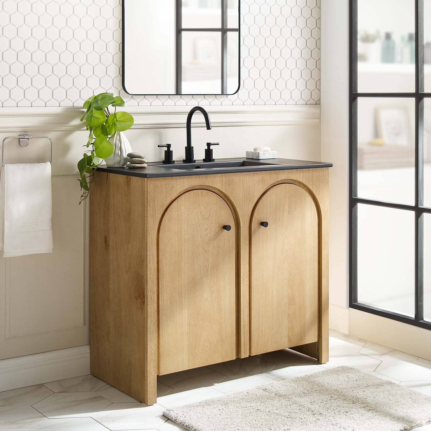 Appia 36" Bathroom Vanity by Furniture For America