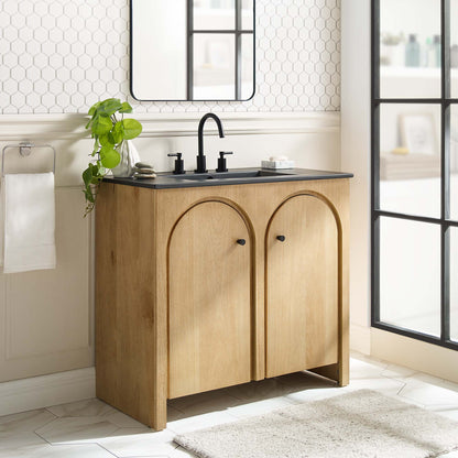 Appia 36" Bathroom Vanity by Furniture For America