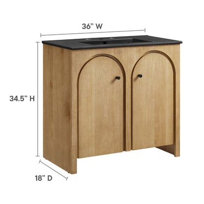 Appia 36" Bathroom Vanity by Furniture For America