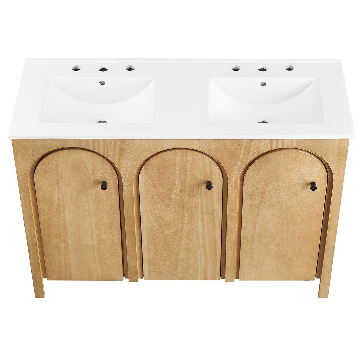 Appia 48" Double Sink Bathroom Vanity by Furniture For America