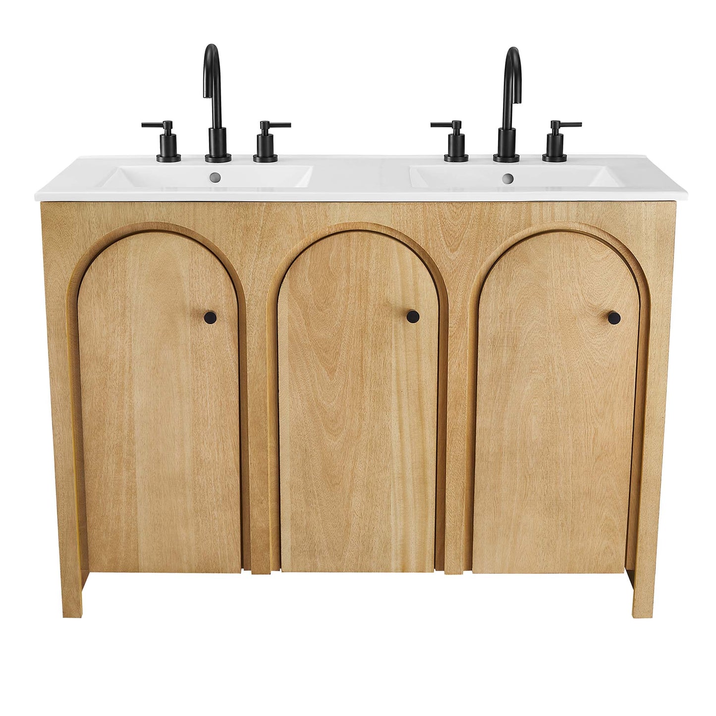 Appia 48" Double Sink Bathroom Vanity by Furniture For America