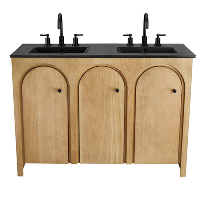 Appia 48" Double Sink Bathroom Vanity by Furniture For America
