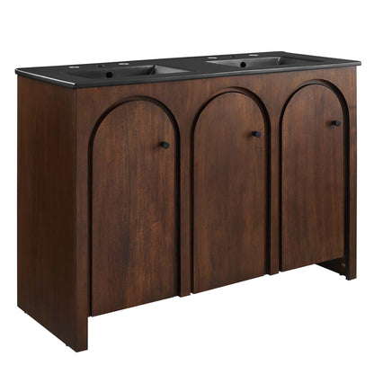 Appia 48" Double Sink Bathroom Vanity by Furniture For America