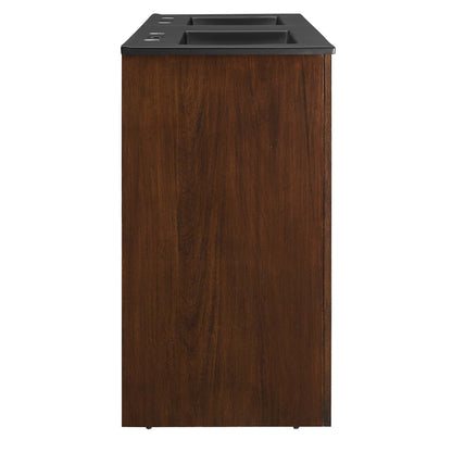 Appia 48" Double Sink Bathroom Vanity by Furniture For America