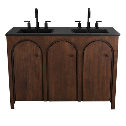 Appia 48" Double Sink Bathroom Vanity by Furniture For America