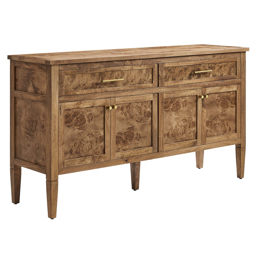 Onyx 62" Wood Sideboard in Brown