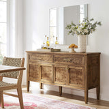 Onyx 62" Wood Sideboard in Brown