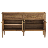 Onyx 62" Wood Sideboard in Brown