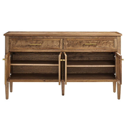 Elysian 62" Wood Sideboard in Brown