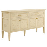 Onyx 62" Wood Sideboard in Bleached Burl