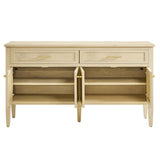 Onyx 62" Wood Sideboard in Bleached Burl