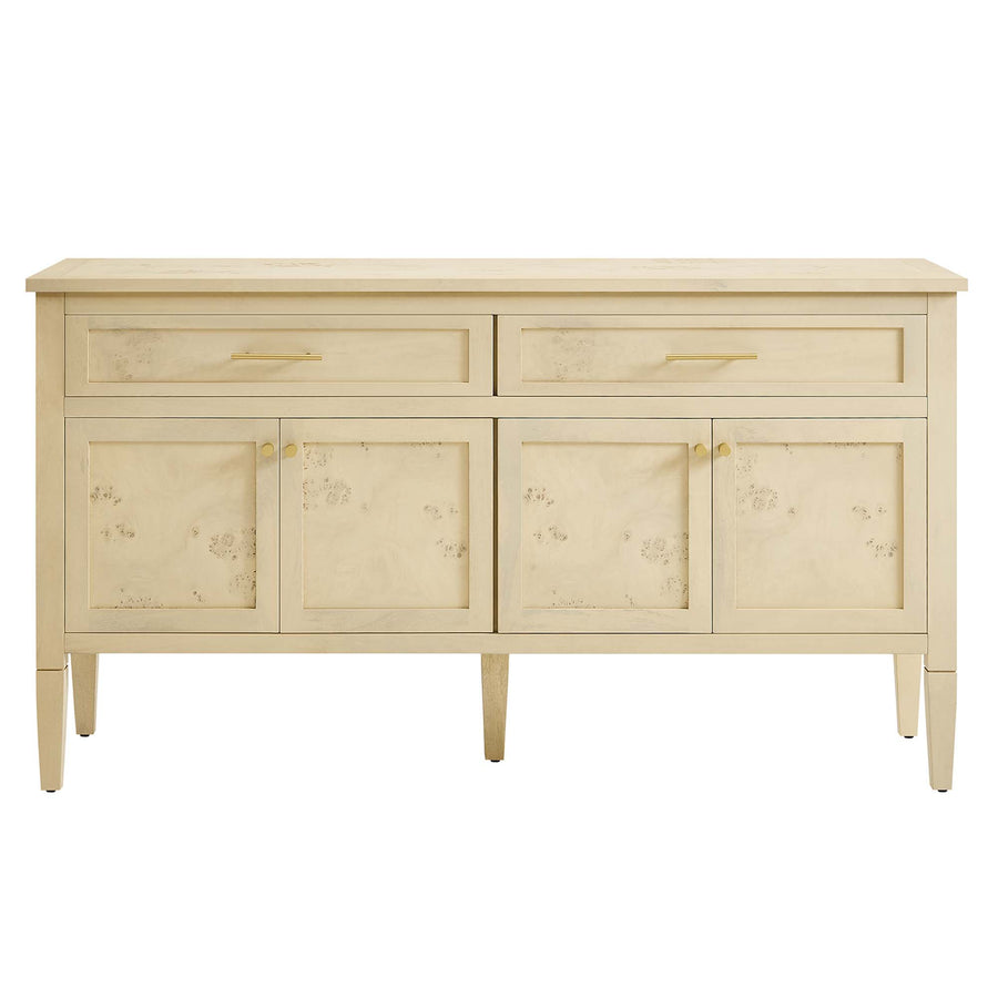 Onyx 62" Wood Sideboard in Bleached Burl